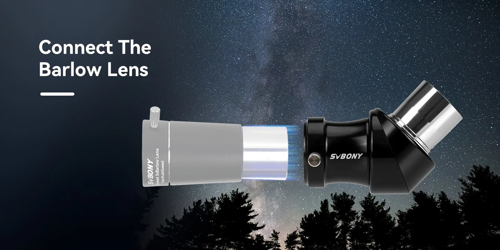 SVBONY SV222 1.25-inch 45/90 Degree Correct Image Prism Diagonal Fully Multi-Coated Metal for Refractor Telescope