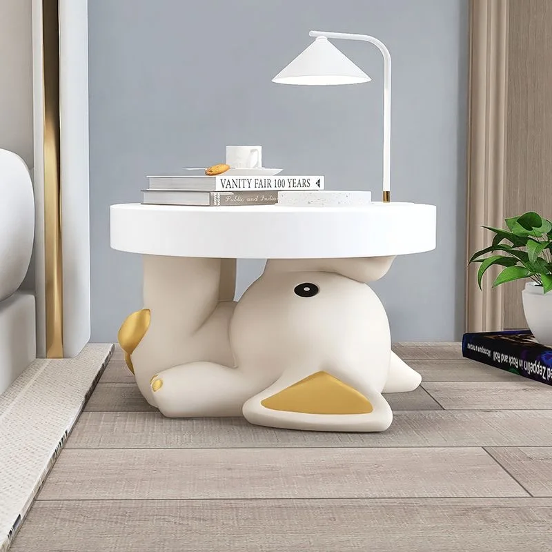 

Modern Art Living Room Decoration Coffee Tables Elephant Tea Table Bedroom Nightstand Corner Table Nordic Indoor Decor Furniture