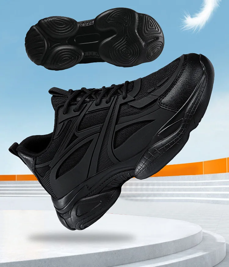 Winter Men's Height-increasing 10CM Sports Shoes Men Genuine Leather Mesh Shoes Warm Thick-soled Shoes Heightening Insoles 6-8CM S2eca84c039004e6a9d4a09762c9e303av