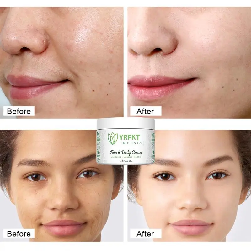 Extract Natural Aloe Vera Cream Day Cream Facial Moisturizing Anti-aging Anti-Wrinkle Whitening Brightening