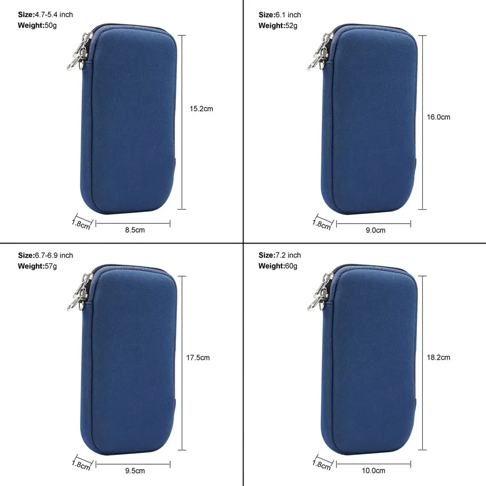 حقيبة هاتف نيوبرين عالمية ، حقيبة تخزين ضد الصدمات...