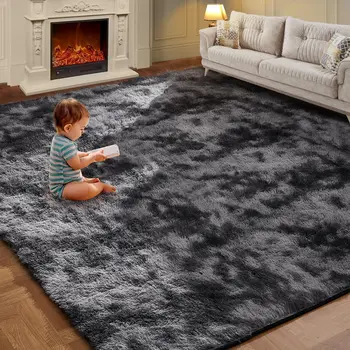 Tie-Dye Plush Rug 1