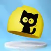 Lightweight Waterproof Children Swimming Cap Silicone Cartoon Kid Swimming Hat Protect Ears Animal Bathing Hats Cap Swiming Pool 4