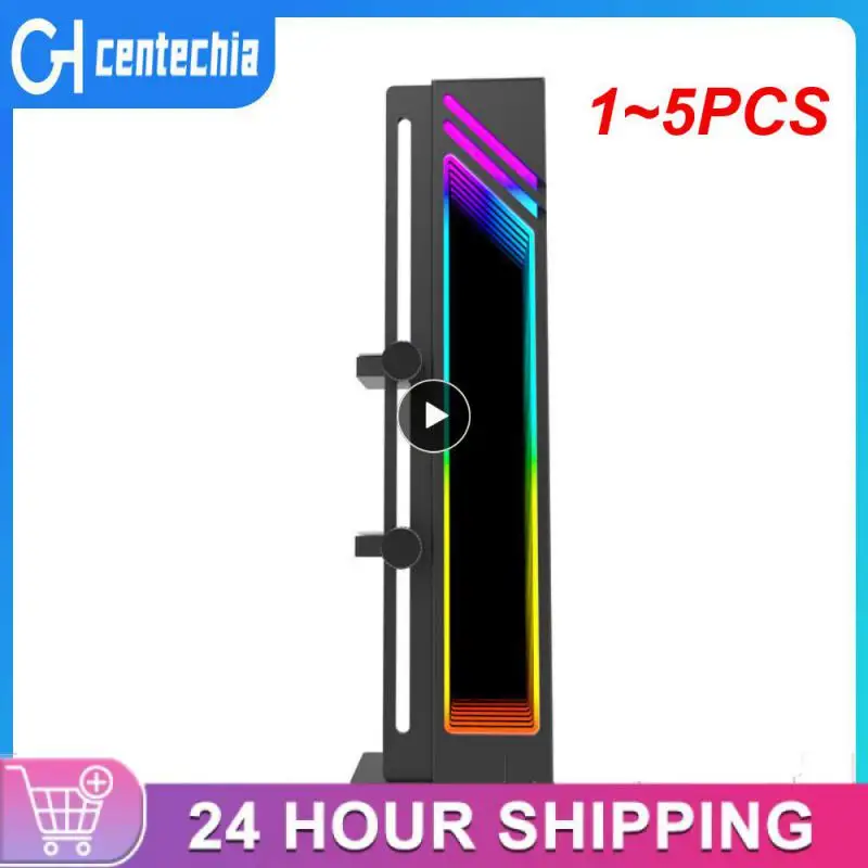 

1~5PCS Power 1.8w3.6w Adjustable Magnetic Suction Anti Slip Bottom 5v Argb Shenguang Sync Cooling Bracket Sliding Adjustment
