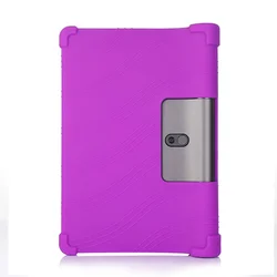 Premium Silicone Protective Case for 10.1” Tablets - Soft and Durable Cover by Cornors (PURPLE)