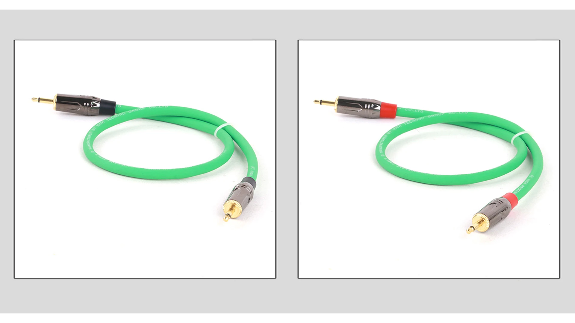 Gold Überzogene 3,5mm Jack Mono Audio Verlängerung Kabel Stecker auf Stecker OFC AUX Shileded für Verstärker Mixer 1m 1,5 m 2m 3m 5m 8m 10m – Detail 9