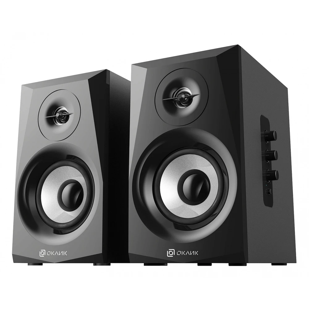 Колонки Оклик OK-166 BT 2.0 черный 40Вт |