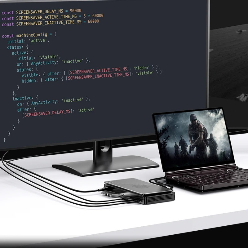 New GPD G1 Smallest Graphics Card Expansion Dock AMD Radeon RX 7600M XT Mobile Graphics, 8GB GDDR6, Oculink, USB4, Thunderbolt 4 2
