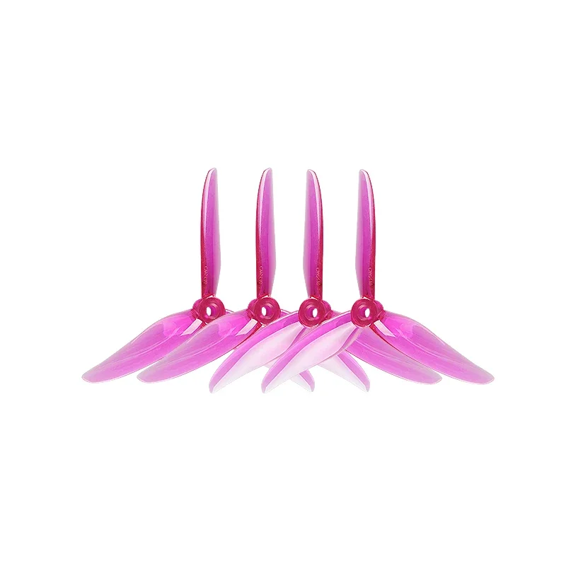 Hélices Drone FPV 5 Pouces Lot 48 Pcs Rouge/Jaune/Violet - Pièces Quadricoptère