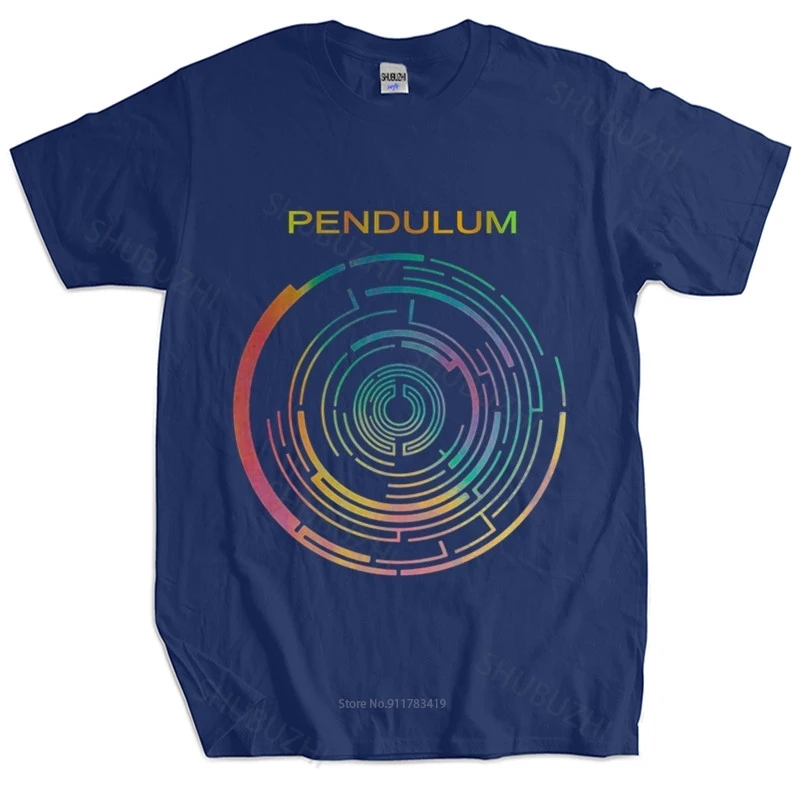 Men's Pendulum Drum and Bass Electronic Rock Music T-Shirt, Plus Size Loose Fit
