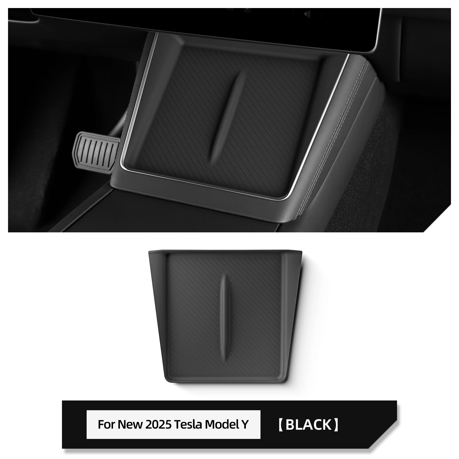 Tesla Model Y Anti-Dirt Silicone Charging Pad & Anti-Slip Mat Accessories