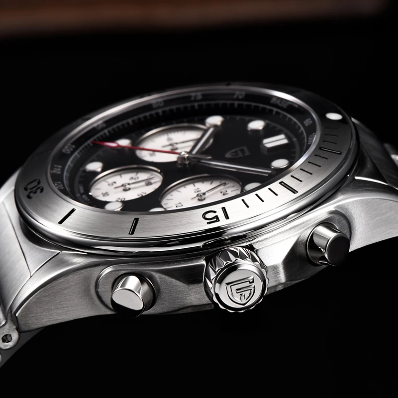 PAGANI DESIGN Quartz Watch Sapphire Multi-Function Chronometer Japan VK63 Men Watch Stainless Steel Luxury Diving Watch 2023 New