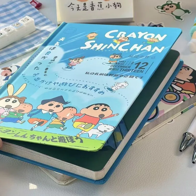 Cute Cartoon Crayon Shin-Chan NoteBook Illustration Coloring Pages Student Back To School Supplies Stationery Gifts Baby Shower - 4