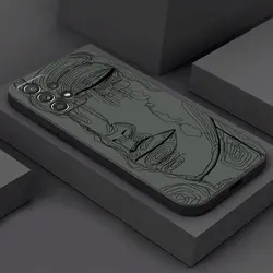 Elegant Line Art Face with Flower Design Soft Phone Case Cover - Samsung A9 2018 (ZMBLA 01)