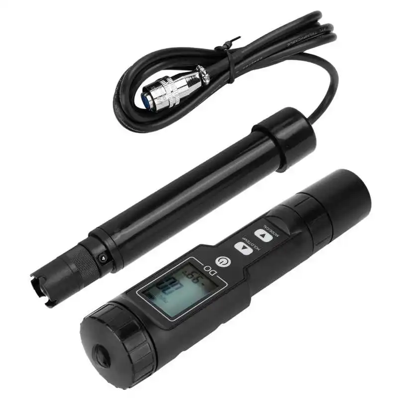 Digital Dissolved Oxygen Meter Detector Water Quality Tester with Temperature Detection e