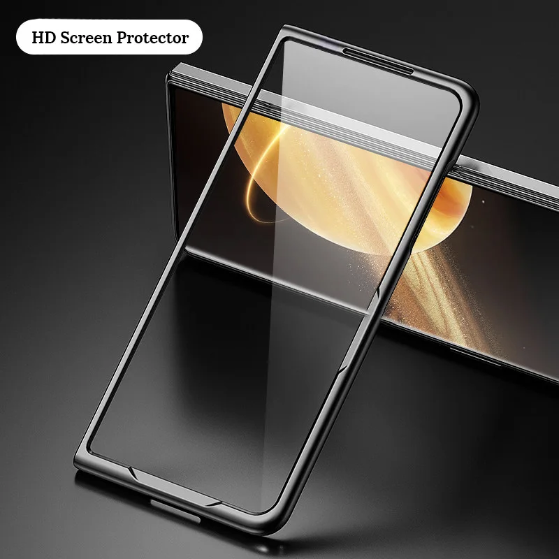 Shockproof Front Case with Tempered Glass Film