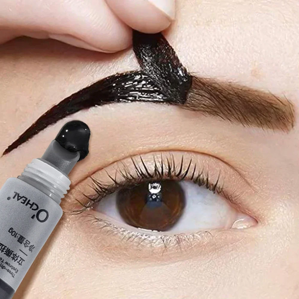 1Pcs Peel Off Eyebrow Cream Semi-Permanent Eyebrow Makeup Tattoo Tint Long Lasting Waterproof Dye Eyebrow Gel Cream Cosmetics