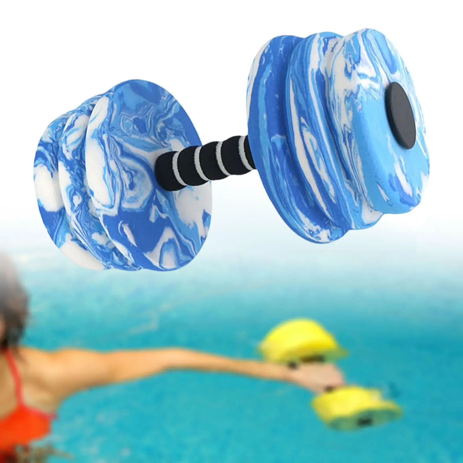 Aquatic Dumbbell Bar Swimming Accessories Swimming Pool Resistance Exercise Equipment Water Aerobic Equipment for Kids Women Men
