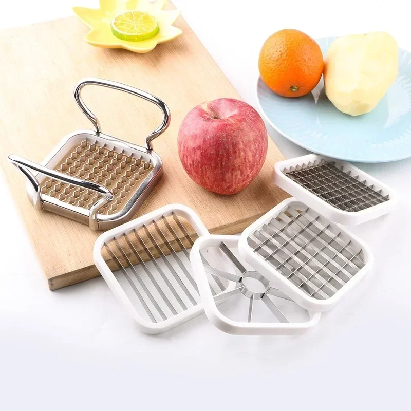 Multifunctional Creative 5 In 1 Vegetable Fruit Food Cutter Cubes Apple Potato Grater French Fry Slicer Kitchen Accessories vegetable cutter fruit cutter