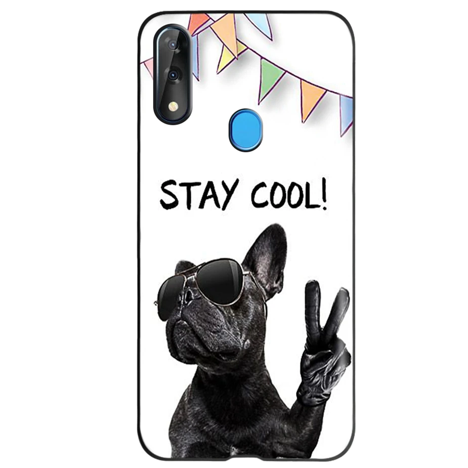 Cute Painted Soft Silicone Phone Case with Matte Bumper Back Cover