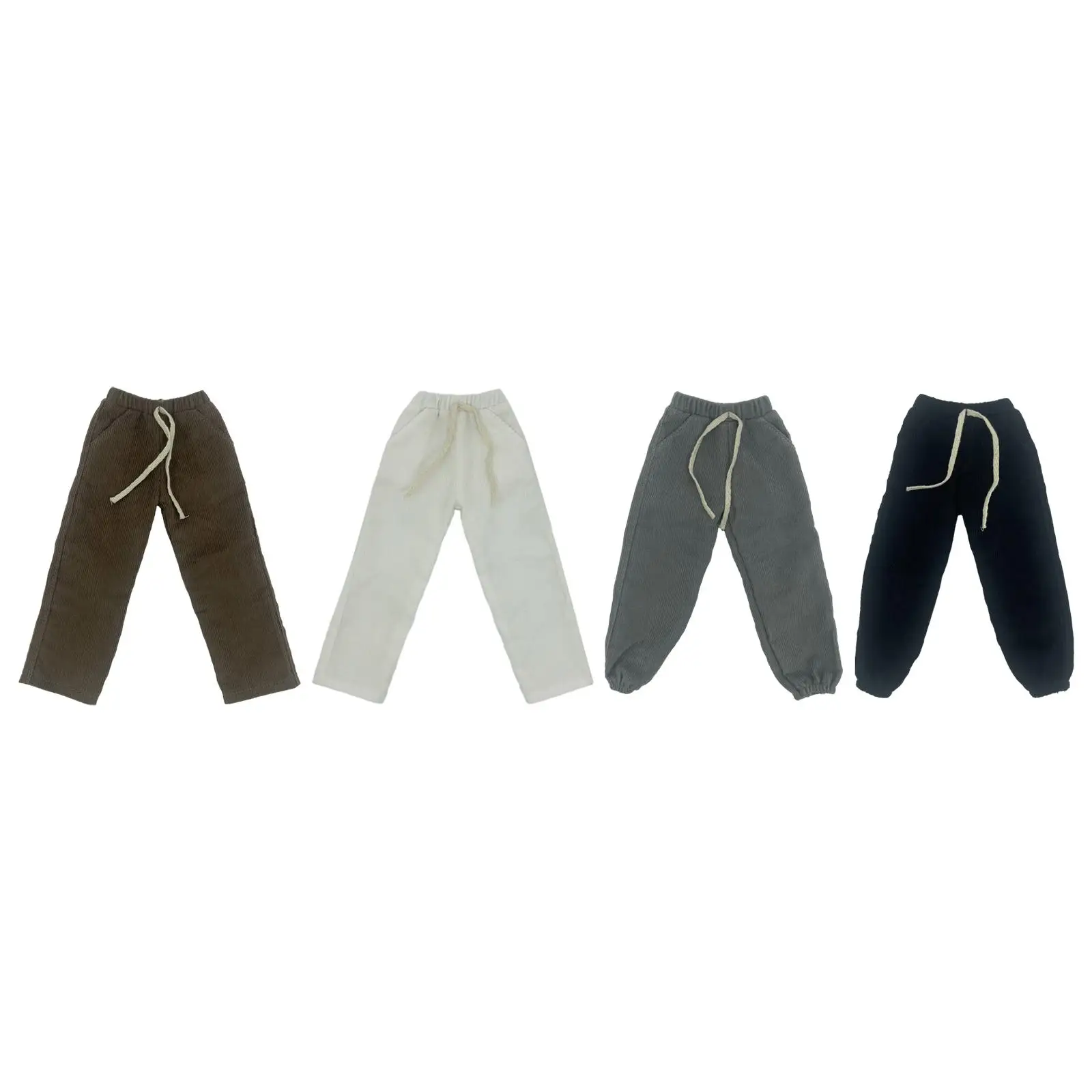 

1/6 Scale Figure Pant Drawstring Pant for 12in Doll Model Action Figures