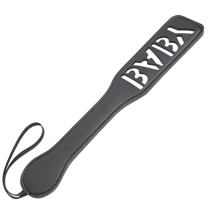 32CM PU Leather Slap Spank Paddle Horse Whip，Horse Training Crop Equestrian Riding Bat Submissive Whip 2
