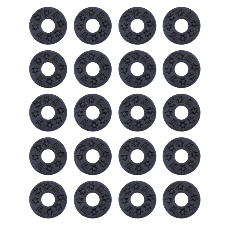 

Y1UC 20 шт., противоскользящие кнопки для гитарного ремня, блокирующие защитные замки, протекторы, легко установить