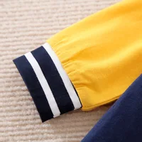 Newborn Clothes Handsome Letter Baseball Suit Cotton Comfortable 0-18 Boys And Girls Spring AndAutumn Long Sleeved Baby Jumpsuit 5