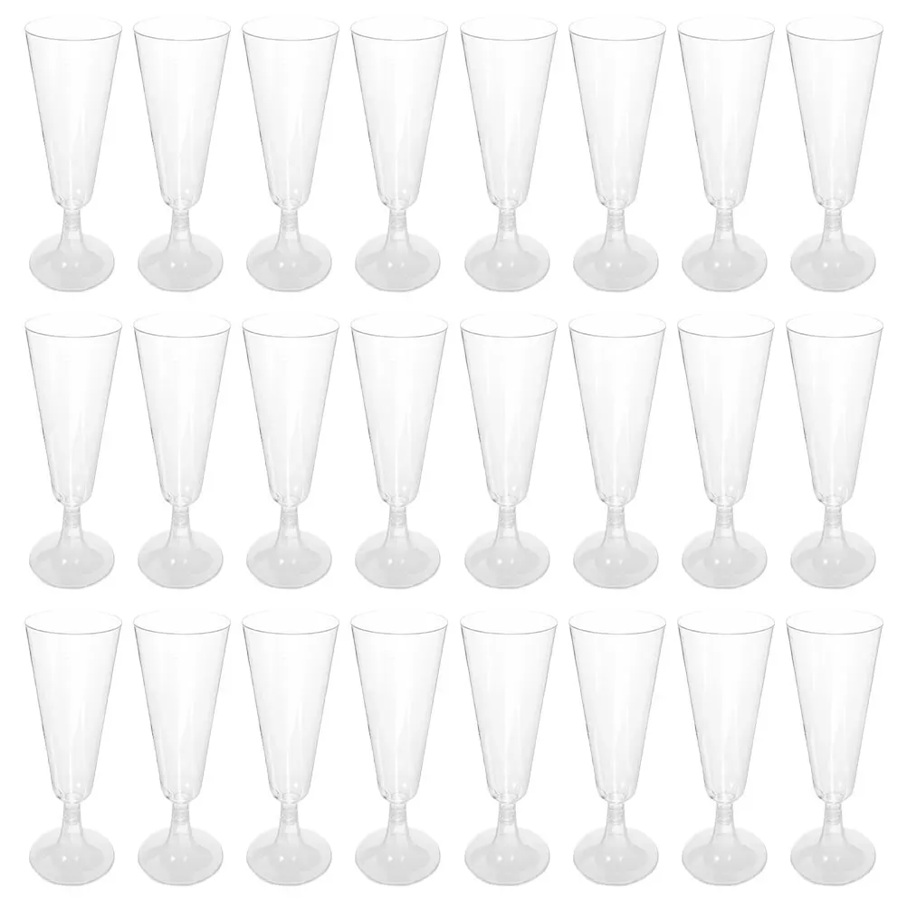 

40pcs 150ml Disposable Cocktail Goblets Martini Glasses Unbreakable Plastic Champagne Drinks Wine Flutes Party Bar Cups