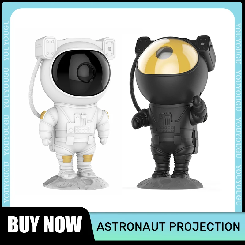 Astronaut Sky Projector Light Full Sky Star Projection Night Lamp Astronaut Light Atmosphere Light Bedroom Decor Projector Gift