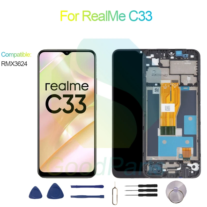 

Сменный сенсорный ЖК-экран для RealMe C33 1600*720 RMX3624 C33