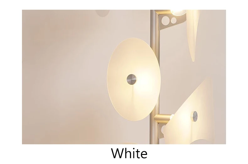 Skandinavische Stehlampe Kreative LED-Farblicht Acryl Orbitallampe Designer Kawaii Lampe Wohnzimmer Schlafzimmer Ecksofa Licht – Detail 3