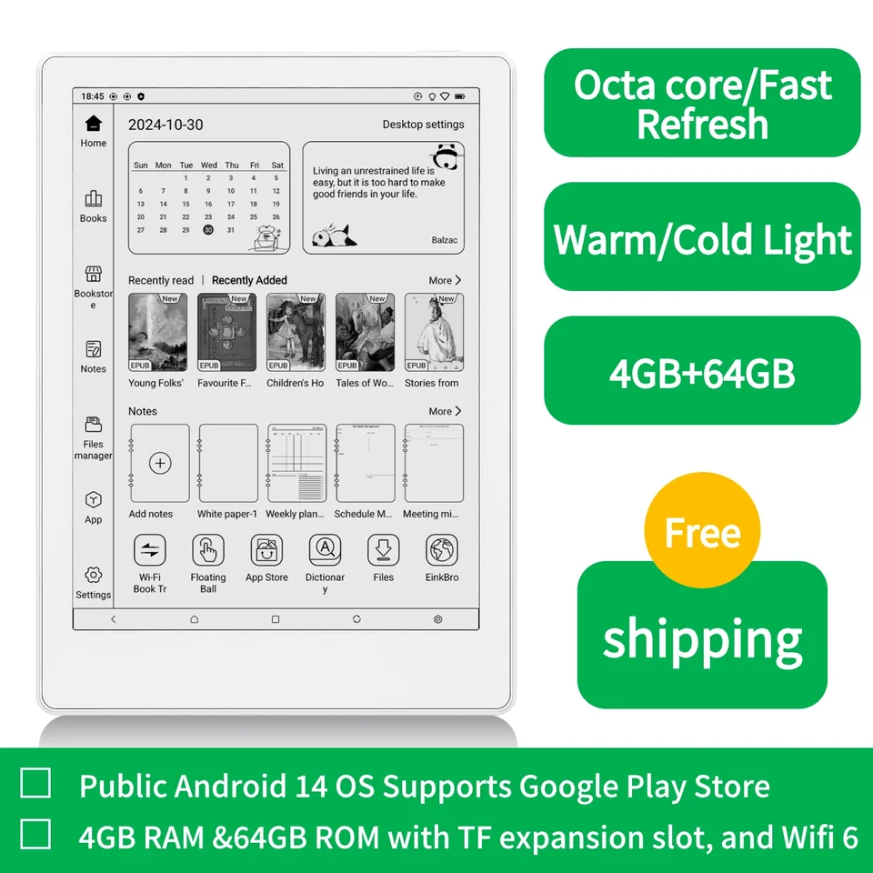 New Arrival Original Meebook M8 E-book Reader 7.8 inch E-ink