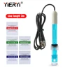 Ph Replacement Probe With BNC Interface 300cm Cable 0-14 PH Q9 Probe Controller PH Tester Monitor Sensor for Aquarium Hydroponic 1
