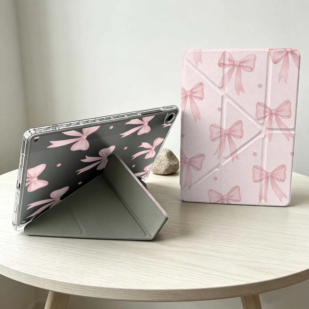 Artistic Design Bow Soft Foldable Tablet Case