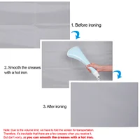 60 70 80 100 120in HD Projector Screen 16:9 Frameless Video Projection Screen Foldable Wall Mounted for Home Office Grey screen - Image 3