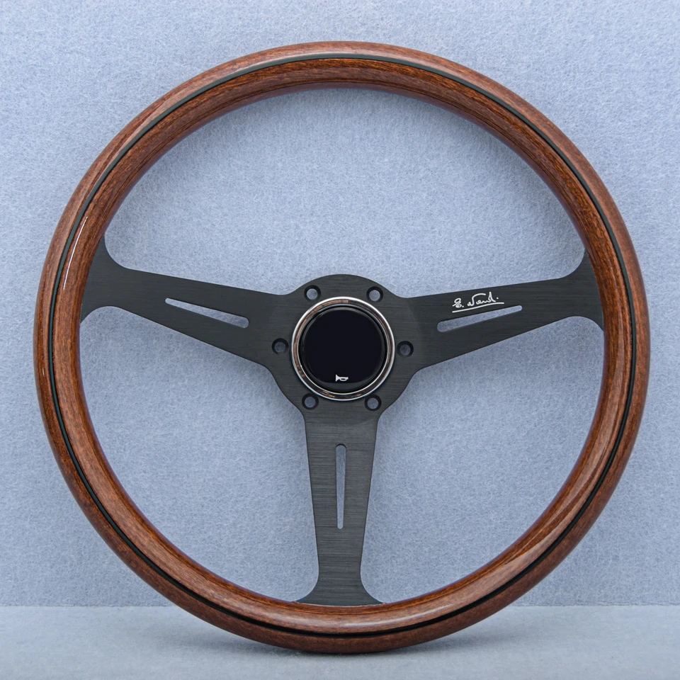 早い者勝ち】ウッドステアリングホイール 14インチ USDM JDM ビレット