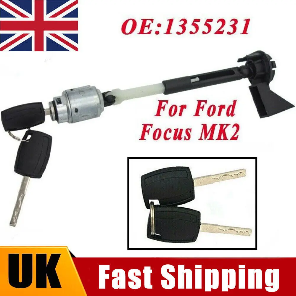 Cerradura de Liberación del Capó con Llaves 1355231 4M5AA16B970AB 1343577 para Ford Focus C Max Mk2