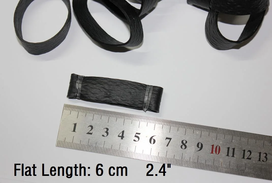 Elastici Resistenti 100 Elastici Grandi In Gomma - Nero, 50mm Diametro, 5mm Larghezza, Per Casa E Ufficio Materiale Ufficio Casa - 4
