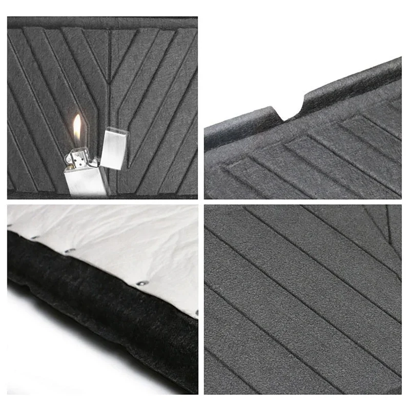 Car Double-Layer Front Hood Engine Sound Insulation Pad Engine Heat Insulation Cotton Mat for Tesla Model Y