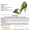 Sexy Side Empty Lady Snake Patted High Heels 8-12cm Fashion Rivet Shoes For Women's Gladiator Green Stiletto Pumps Size 35-45 4