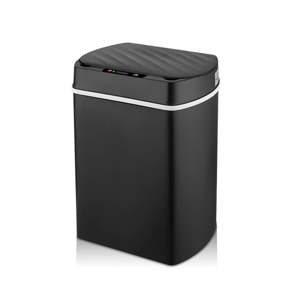 

Smart Trash Can for Kitchen House Smart Home Dustbin Black 15L