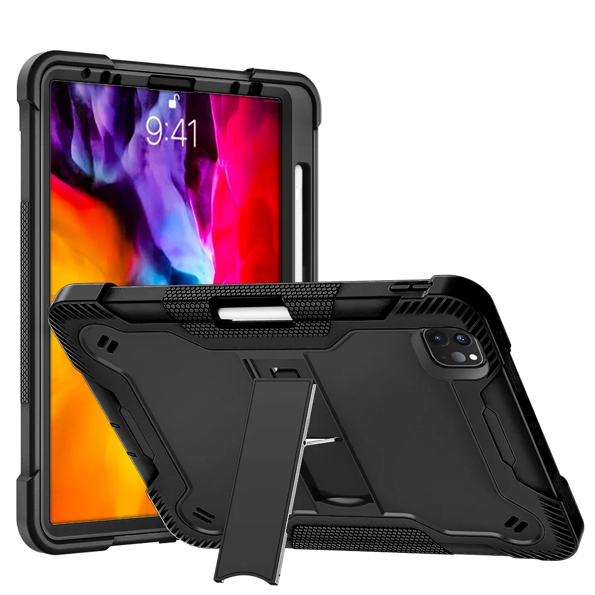 Funda Para IPad Pro 12.9 / Air 13 M2 Smart Cover Soporte Color Lila