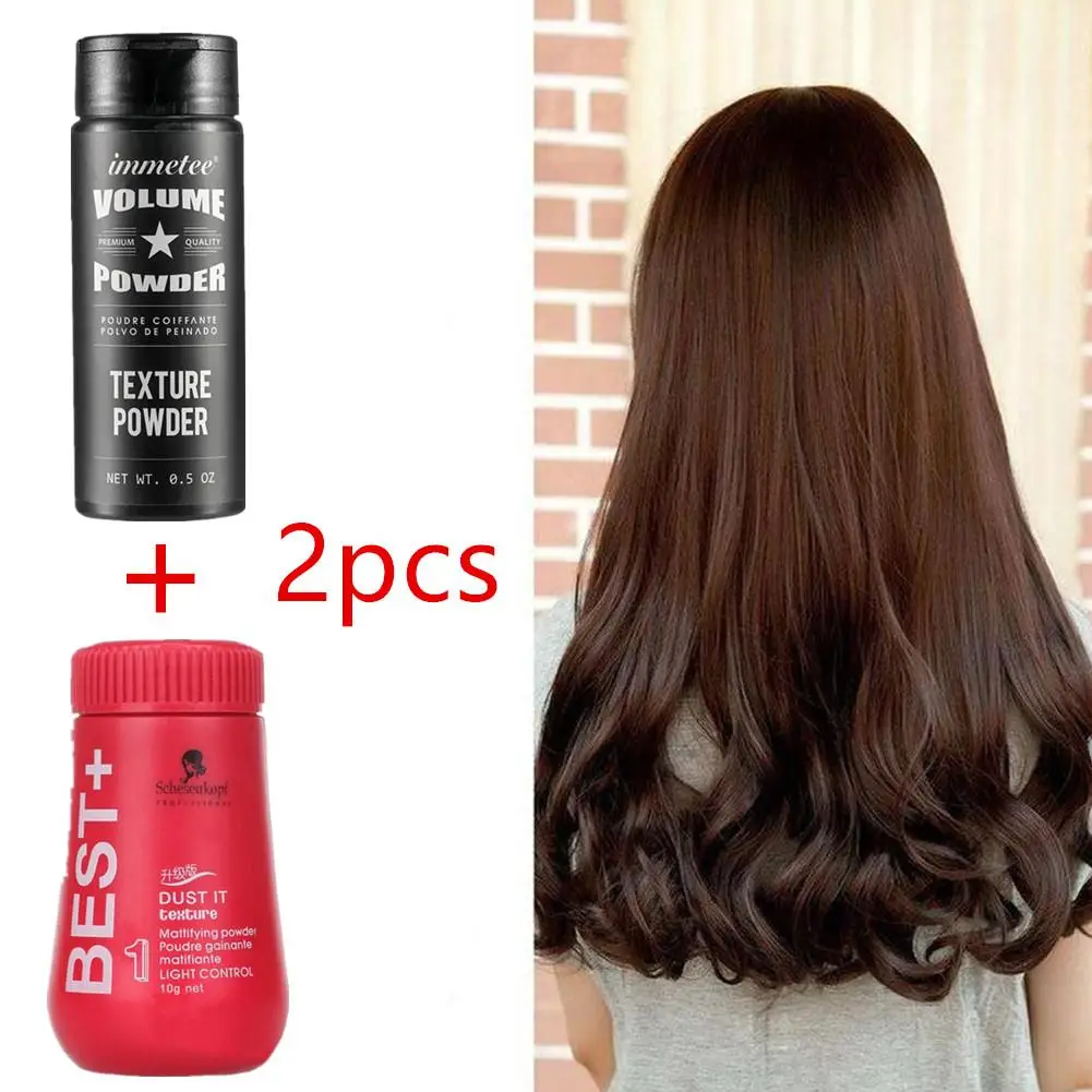 

2pcs Disposable Fluffy Powder Spray For Thin Hair- Oil Absorbing And Volumizing Hair Cream Hair Styling