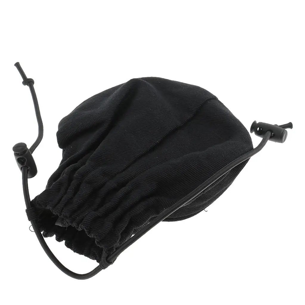 Ultralight Travel Canvas Hair Dryer Cover Sock Salon Styling Tools Black