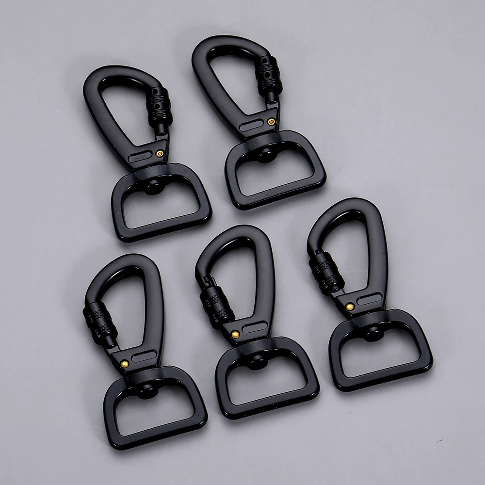 키 캠핑 생존에 대 한 10pcs 70mm Carabiner 야외 키 체인 클립 금속 전술 Caribiner 후크 잠금 장치와 회전식 Karabiners