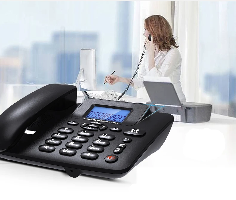 Description Picture 3 of itemWireless Telephone 1-4 handstes cordless Answering Machine 2.4G Corded Phone Handset office home hotel Long Range table phone