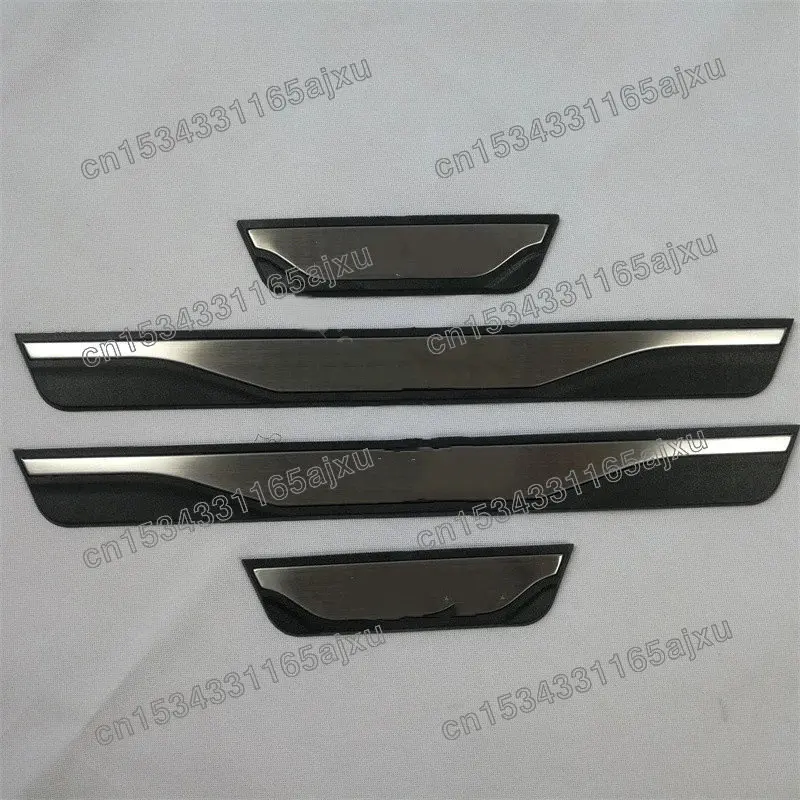 

Door Sill Strip Car Door Protector Chrome Pads Scuff Plate Automotive Accessories Pedal Exterior Parts For Volvo XC40 XC60 XC90