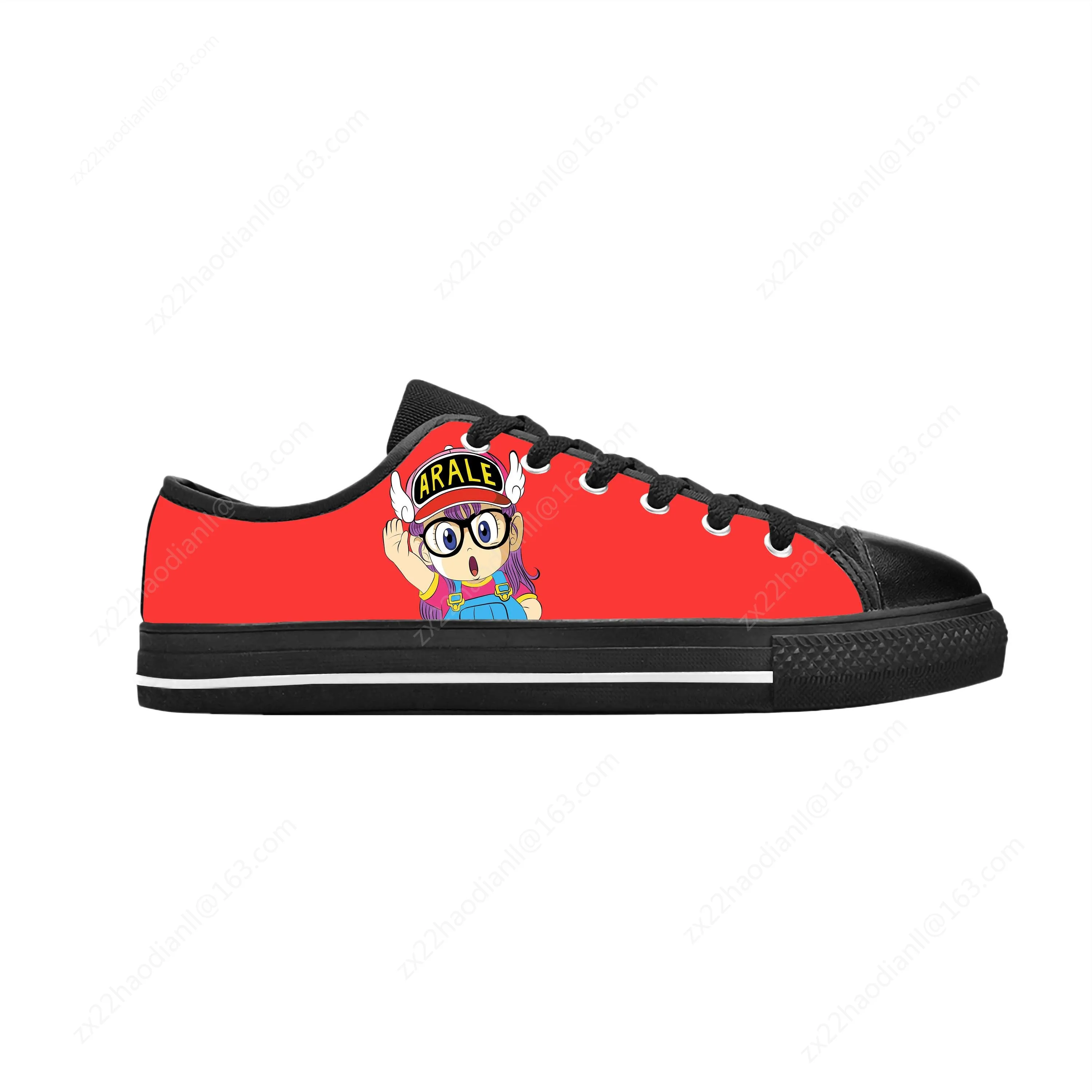 Japanese Anime Manga Cartoon Comic Dr. Slump Arale Casual Cloth Shoes Low Top Comfortable Breathable 3D Print Men Women Sneakers