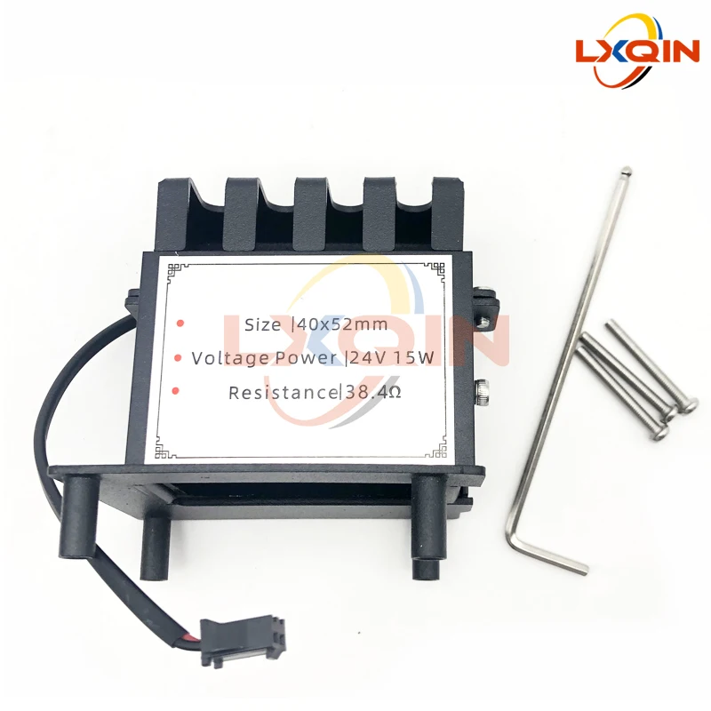 Lxqin-print Head Ink Damper Heating Holder Moldura de Tinta Branca Prateleira Fixa Dtf I3200 4720 24v 5w - Imagem 2